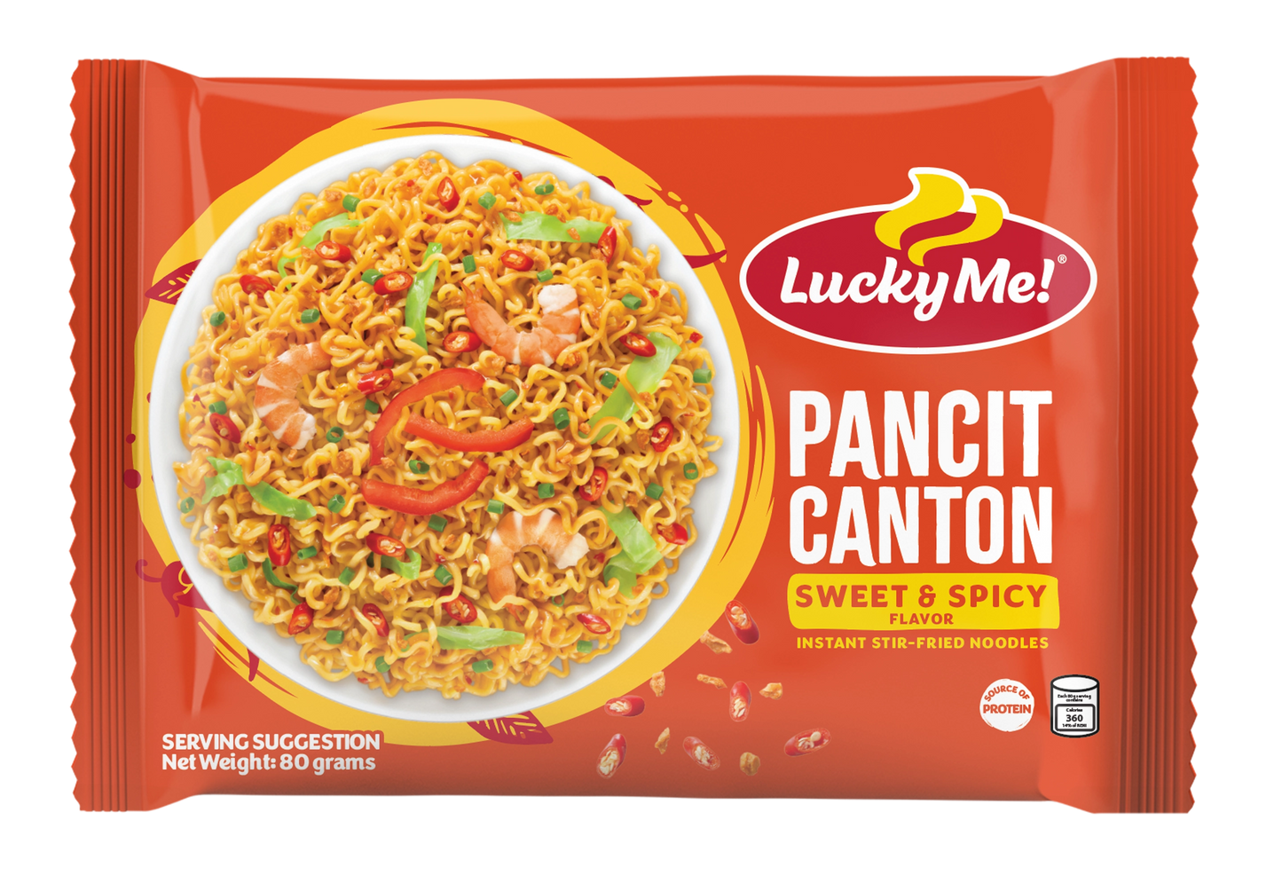 Lucky Me! Instant Pancit Canton Sweet&Spicy 72/80g (CASE)