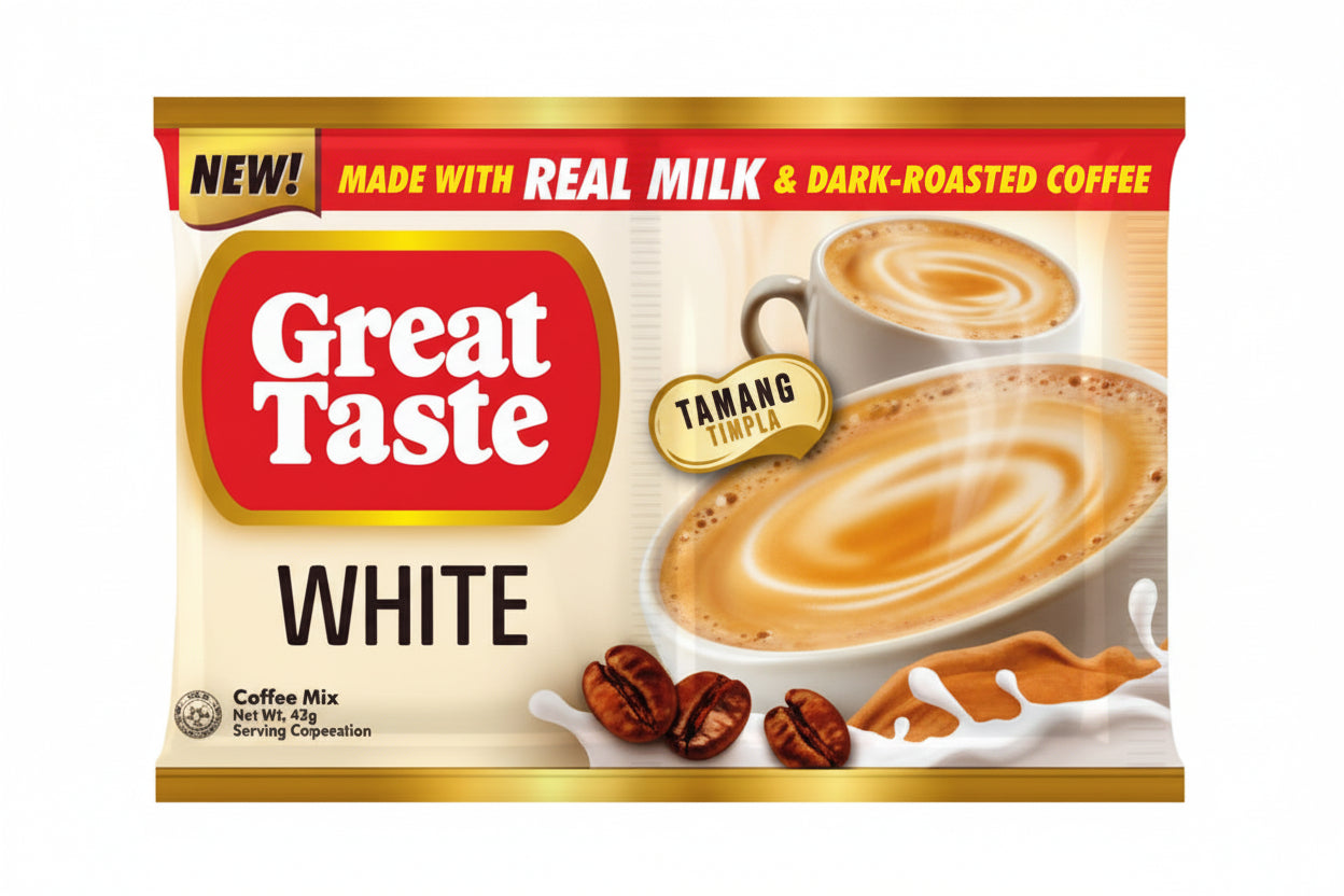 GREAT TASTE COFFEE WHITE TWIN 50G