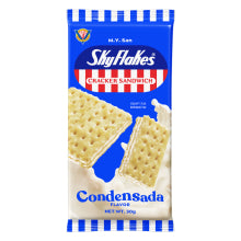 SKY FLAKES CRACKER SANDWICH CONDENSADA 10/30g (PACK)