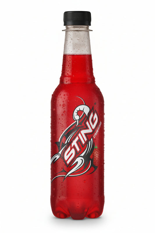 STING ENERGY DRINK STRAWBERRY 12/290ML (CASE)