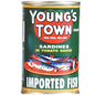 Young's Town Sardines Green Easy Open 155g