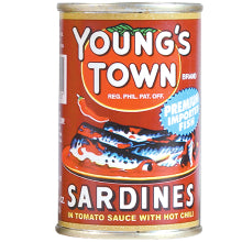Young's Town Sardines Red Easy Open 155g