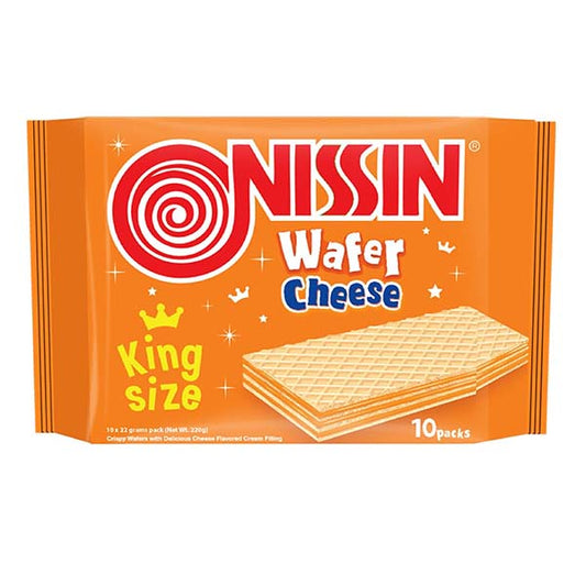NISSIN WAFER CHEESE KING 10/22G (PACK)